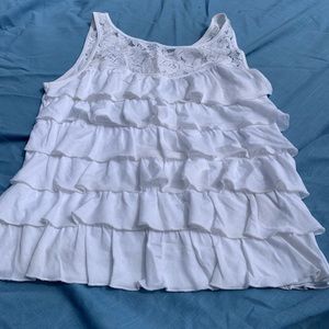 White Hollister Tank